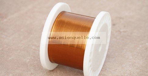 Ultra-fine rectangular enamelled copper wire