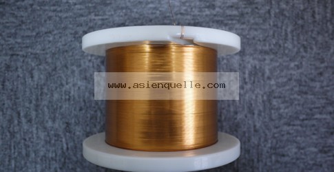 Ultra-fine rectangular enamelled copper wire